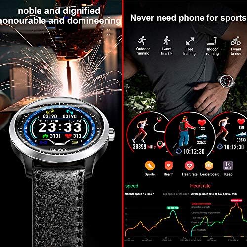 HDSJJD akıllı saat, kalp Hızı, Kan Basıncı İzleme Çok Fonksiyonlu Spor Su Geçirmez akıllı saat, Android ve ıOS ile Uyumlu, B