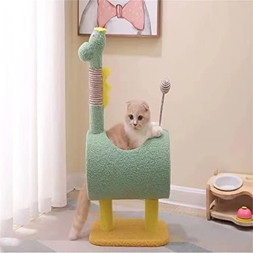 HMKGKJ Sevimli Kediler Scratcher Tırmanma Ağaç Evi Kediler Tırmanma Çerçeve tırmalama sütunu Kediler Kulesi Kurulu Oyuncak Evcil