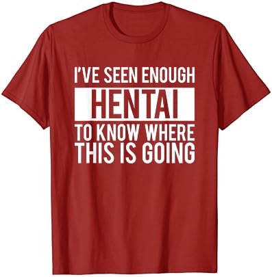 Komik Hentai Anime T-Shirt - Biliyorum Bu Nereye Gidiyor Tee