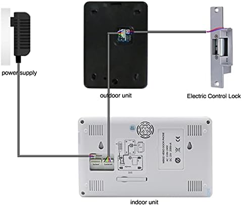 kapı zili WiFi Interkom 7 Inç Dokunmatik Ekran Monitör Açık Kapı Zili Kamera Kablosuz Görüntülü Kapı Telefonu Ev Güvenlik Sistemi