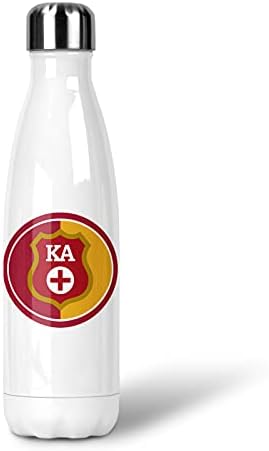 Kappa Alpha Order Kardeşlik Paslanmaz Çelik Termos Su Şişesi 17 OZ (Kappa Alpha Order 3)