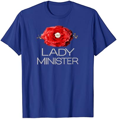 Kadın Lady Bakanı Kadın Papaz T-shirt Hıristiyan Din Adamları