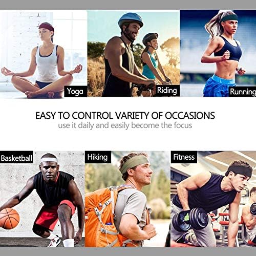 Amerikan Kamuflaj Mor Bantlar Kadınlar ve Erkekler için Spor Bandı Nem Esneklik Egzersiz Ter Bantlari Koşu için, çapraz Eğitim