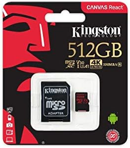 Profesyonel microSDXC 512GB, SanFlash ve Kingston tarafından Özel olarak Doğrulanmış Yezz Andy 4e2 Kartı için çalışır. (80 MB