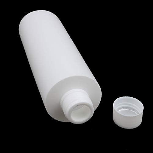 X-DREE 2 adet 6.8 oz HDPE Plastik Beyaz Doldurulabilir Dar Ağız Depolama Şişesi Kavanoz (2 adet 6.8 oz HDPE plástico BLANC-O