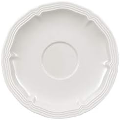 Villeroy & Boch Manoir Saucer, 15 cm, Birinci sınıf Porselen, Beyaz