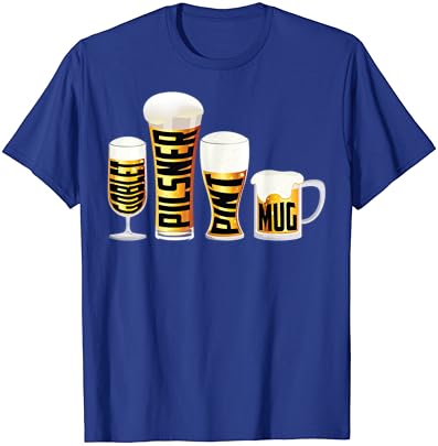 Kadeh Pilsner Pint Kupa / Sevimli Lager Addict Sürahiler Hediye T-Shirt