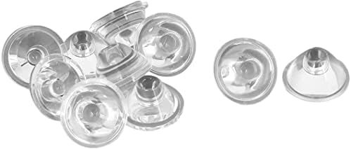 EuısdanAA 10 adet 20mm Şeffaf LED Lens Reflektör Kolimatör 30 Derece (Colimador reflektör de lente LED transparente de 10 piezas