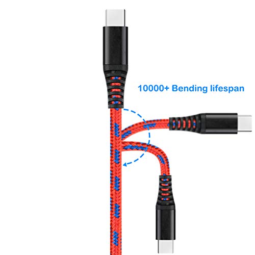 USB Tipi C Hızlı şarj kablosu, 2 Paketi 10FT Hızlı Şarj Kablosu için Samsung S20 S10 S9 S8 Artı, Huawei P30 P20 P10 P9 Pro Nova