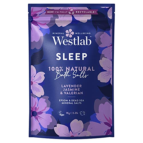 Westlab's Sleep Epsom & Lavanta ve Yaseminli Ölü Deniz Tuzları, 1kg