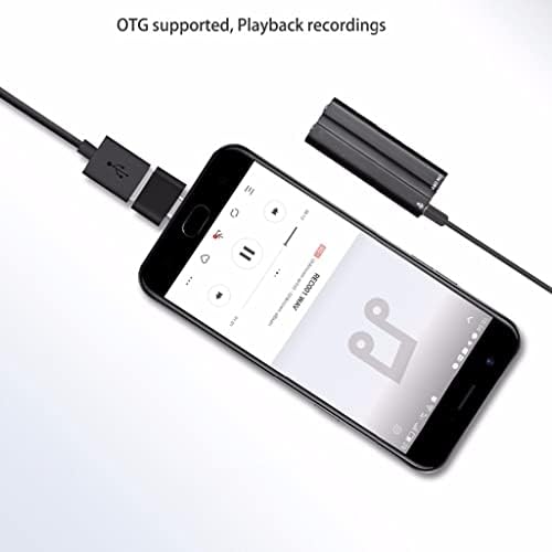 ZZABC HYLYSB USB Kalem 8 GB Dijital Ses Kaydedici Mp3 Çalar 70 saat Kayıt OTG Kablosu (Renk: Gösterildiği Gibi, Boyutu: Bir Boyut)