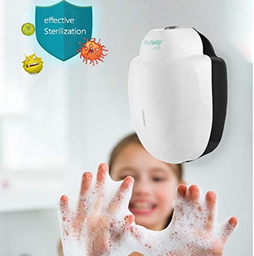 Bulaşık sabunluk Duvara Monte Otomatik Sabunluk 26 Oz Temassız Sensör El Dezenfektanı Dağıtıcı Jel ve Sıvı Sabunluk Beyaz El