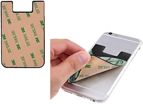 Yeşil Ahtapot Telefon Cüzdan, telefon Kredi kartı tutucu 3 m Yapıştırıcı Üzerinde Sopa Cüzdan Cep Kılıf Mate için Cep Telefonu