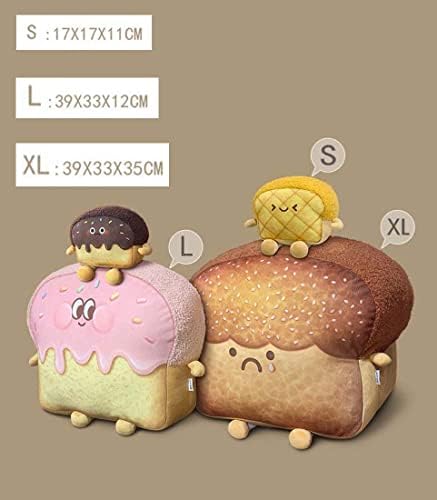 Komik Tost Yastık Sevimli Ekmek Kucaklamak Yastık Kawaii Dolması Ekmek Peluş Gıda Atmak Yastık çocuk kanepe yastığı Ev Dekor