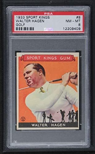 1933 Goudey Spor Kralları 8 Walter Hagen (Beyzbol Kartı) PSA PSA 8.00