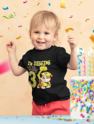 3. Doğum Günü Gömlek Çocuk Doğum Günü Erkek Gömlek 3 Yaşındaki Pençe Devriye Giysileri Çocuklar için