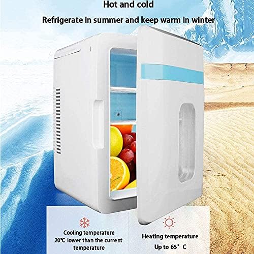 JIAX Mini Buzdolabı / Tezgah Üstü Buzdolabı / Yurt için Mini Buzdolabı / Sıcak ve Soğuk için Taşınabilir Araç Buzdolabı Çift