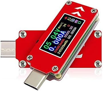 Tip - C renkli LCD USB Voltmetre ampermetre gerilim akım ölçer multimetre PD şarj güç USB Test Cihazı, TC64