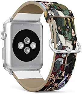 Yedek iWatch bantları Apple Watch ile Uyumlu Tüm Serisi 7 6 5 4 SE 45mm 41mm 45 41mm 38mm 40mm 42mm 44mm karikatür Tasarım Kayış