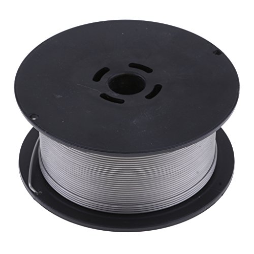 SDENSHI 2-Pound 2lb Biriktirme Paslanmaz Çelik Akı Özlü Mıg kaynak Teli Aksesuarları (0.8 mm/1.0 mm/1.2 mm, 1 kg) - Gümüş, 0.8