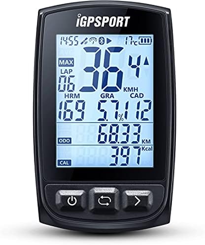 ıGPSPORT 50 s Bisiklet Bilgisayar, GPS Bisiklet / Bisiklet Kilometre Sayacı ve Kilometre Kablosuz Su Geçirmez ile Otomatik Uyandırma