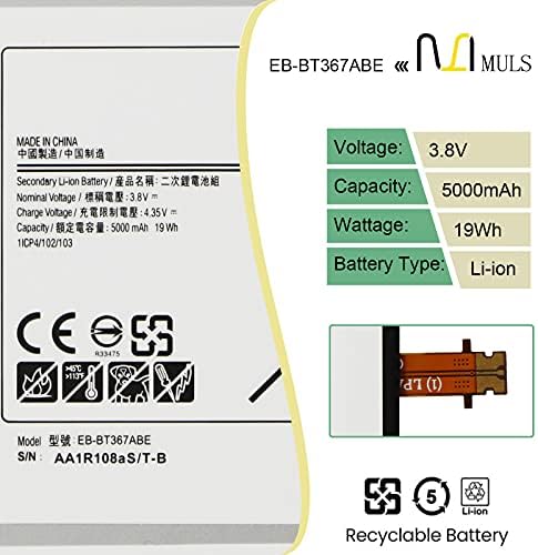 MULS EB-BT367ABE EB-BT367ABA Yedek Pil Samsung Galaxy Tab ile Uyumlu E 8.0” (2017) SM-T375 SM-T375S SM-T375L SM-T377 SM-T377A