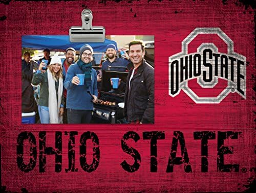 Fan Kreasyonları NCAA Ohio State Buckeyes Takım Adı Clip-It Fotoğraf Çerçevesi