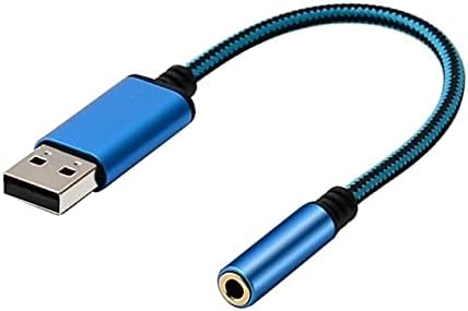 Konnektörler 0.2 m / 1 m 2İn1 USB 3.5 mm Kablo USB Bilgisayar AUX Kulaklık Adaptörü Kablosu Dönüştürücü App-le Be-ATS Kulaklıklar
