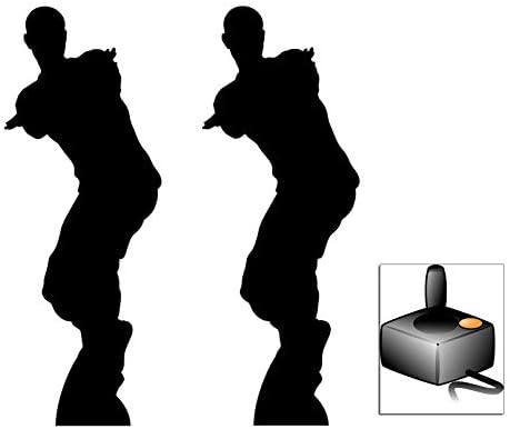 BundleZ-4-FanZ Dans Video Oyunu Çift Lifesize Silouette Karton Kesme Fan Paketi, 172cm x 64cm 8x10 Fotoğraf İçerir