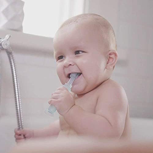 haakaa 360° Silikon Diş Fırçası-Bebek Oral Sakız Temizleme|Bebek Diş Çıkarma Eğitimi|Ağız Fırçalama Masajı için Ultra Yumuşak