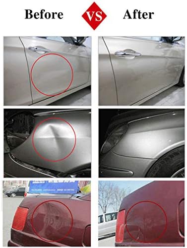 MMPP Paintless Dent Onarım Araçları 6 Adet Göçük Kaldırma Onarım Çubuklar C Tarzı Çubuklar Aracı Araba Vücut Dolu Hasar Kapı