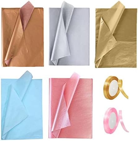 50 Yaprak Doku Kağıt Toplu ile 2 Rolls İnce Şerit için sevgililer Günü Düğün Doğum Günü Mezuniyet Parti Dekor DIY Sanatlar El