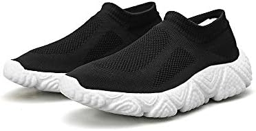 ZMCCYIN erkek Koşu Hafif Nefes Rahat Spor Ayakkabı Moda Sneakers yürüyüş ayakkabısı (Siyah
