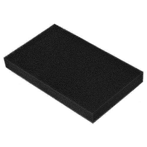 uxcell Köpük Sünger Ekran Pedi 600mm x 432mm 51mm Kalınlık Siyah