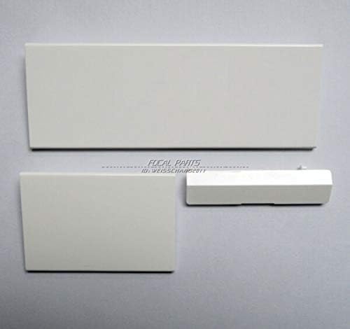 MACOSKİ Malzemeleri İçin 2 Paket Beyaz Kapısı Yuvası Kapak Kapak Parçası için Nintendo Wii Konsol Sistemi WP A183 DIY İçin Araçları