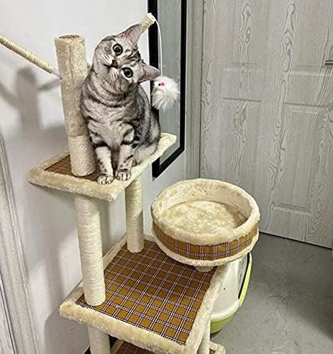XHZC Kedi Ağacı Kulesi Sisal Tırmalama Sonrası Levrek Eğlence Oyun Alanı Mobilyaları Kediler ve Yavru Kediler için
