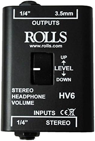 rolls Kulaklık Seviye Kontrolü, Siyah (HV6)