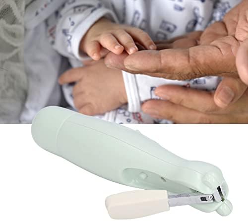 Ladieshow Bebek Tırnak Makası, 2 in 1 Bebek tırnak makası Elektrikli Kontrol Edilebilir Hız Anti Sinek Tasarım 360° Parlatma