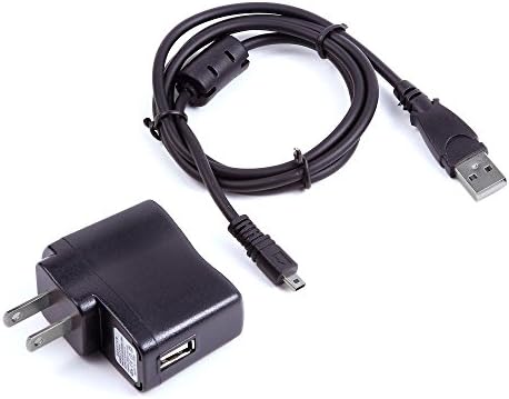 sanyo Xacti VPC-E1500TP için Kamera içi USB AC Güç Adaptörü / Pil Şarj Cihazı + Kablosu