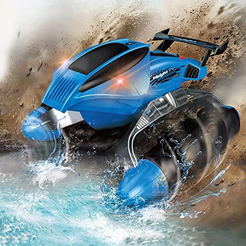 CHENBAI Rc Amfibi Hovercraft 2.4 G Su Geçirmez oyuncak tank Dublör Uzaktan Kumanda Araba ışık 360 Derece Dönen Amfibi RC Araba