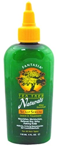 Fantasia Tea Tree Naturals Aloe Zenginleştirilmiş Saç Derisi Serumu Bırakma Tedavisi, 4 oz (8'li Paket)