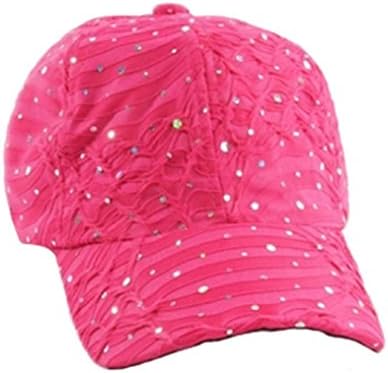 Glitter Pullu Sparkle Bling Oyunu beyzbol şapkası Şapka Güneşlik