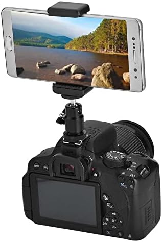 CXOAISMNMDS Kamera Aksesuarları Tripod Kafası telefon braketi Tutucu Klip tripod mesnet adaptörü ile 360 Top Kafa fit Samsung