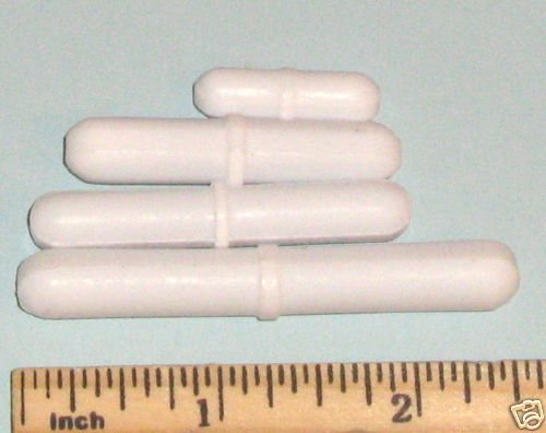4 PTFE Manyetik Karıştırma Çubuğu Seti, 1 inç ila 2,5 inç (25 mm ila 63,5 mm)