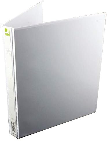 Q-Connect KF01324Q Sunum 4D-Halka Bağlayıcı 16mm A4-Beyaz (6'lı Paket) 16 mm