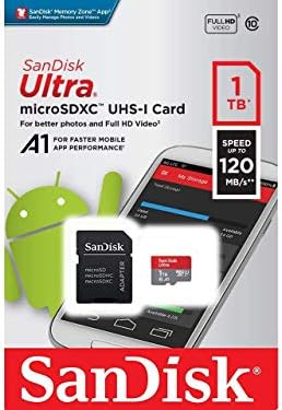 Ultra 1 TB microSDXC Çalışır Samsung Galaxy S IV Artı SanFlash ve SanDisk tarafından Doğrulanmış (A1/C10/U1/8 k / 120MBs)