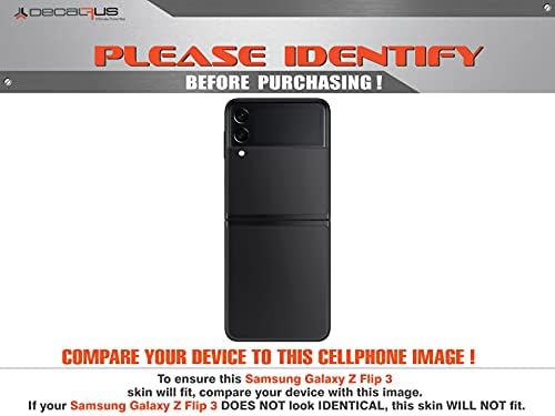 Decalrus-Koruyucu Çıkartması Cilt Sticker için Samsung Galaxy Z Flip 3 Cep Telefonu kılıfı Kapak wrap SAgalaxyFlip3-29