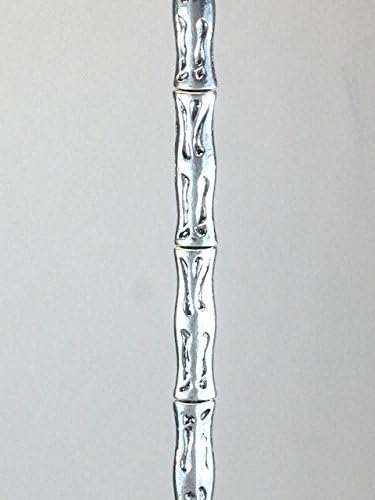 Zarif, Uzatılmış Gümüş Kalaylı Bambu Filizleri Tavan Vantilatörü Çekme Zinciri