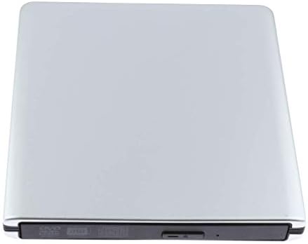 GRTD USB 3.0 Dizüstü Masaüstü Taşınabilir Harici CD DVD-RAM Optik Sürücü Yazıcı-Mavi//953 (Renk: Gümüş)