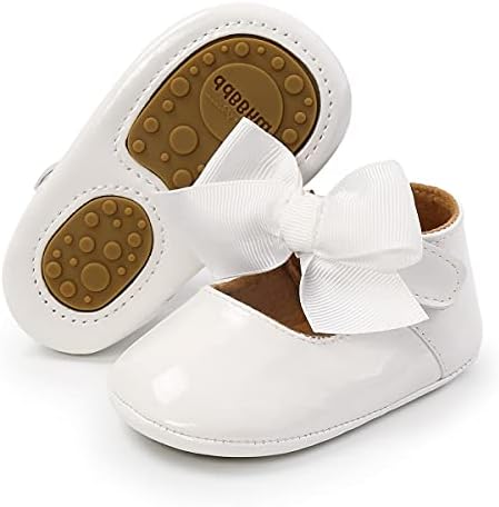BESİKİM Bebek Kız Mary Jane Ayakkabı Yumuşak Sole Kaymaz Yenidoğan Bebek Yürüyor İlk Walker Beşik Elbise Ayakkabı